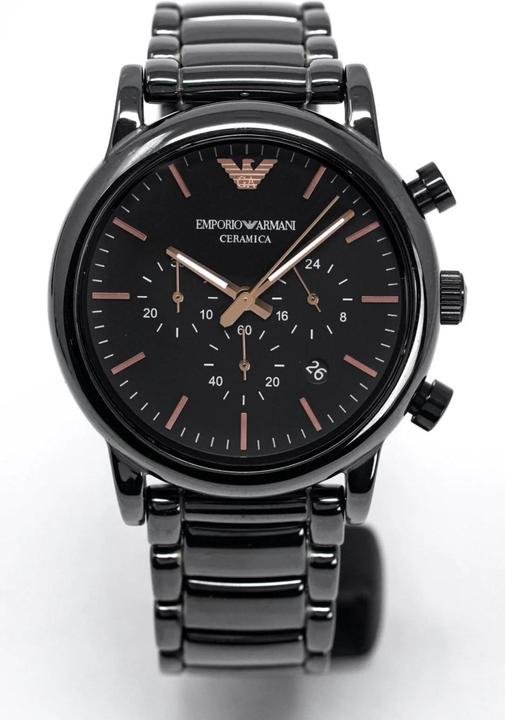 Immagine prodotto Emporio Armani Orologio da uomo Luigi Ceramica Chronograph (Orologio da polso analogico, 43 mm)
