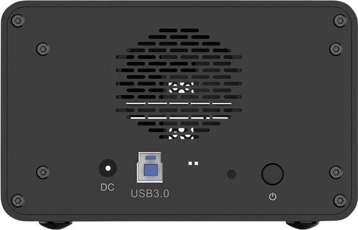 Actual product image Renkforce RF-6647596 8.9 cm (3.5 Zoll) Festplattengehäuse 2 Bay 3.5 Zoll USB-A ( (3.5")