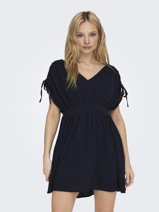 Actual product image Only V-neck dress with short sleeves (XS)