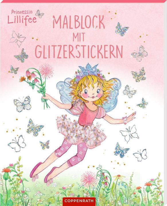 Produktbild Malblock mit Glitzerstickern (Prinzessin Lillifee)
