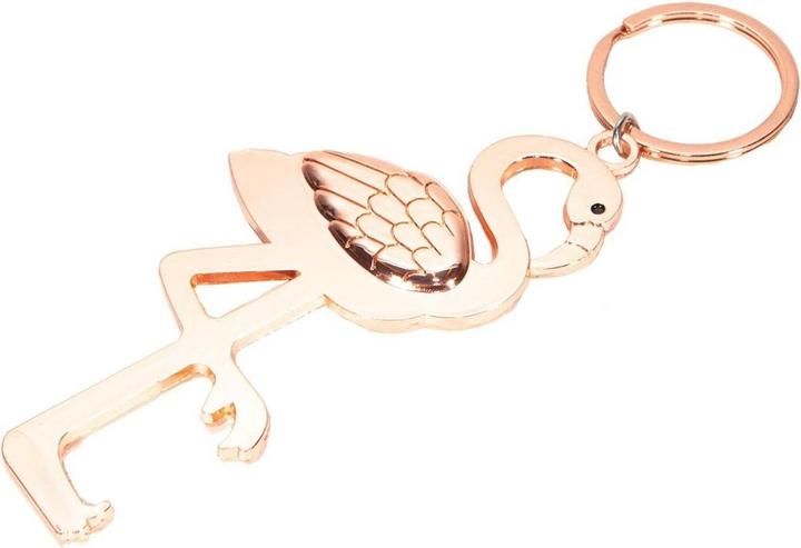 Produktbild Uberstar Flaschenöffner Flamingo mit Schlüsselanhänger (Kapselheber)