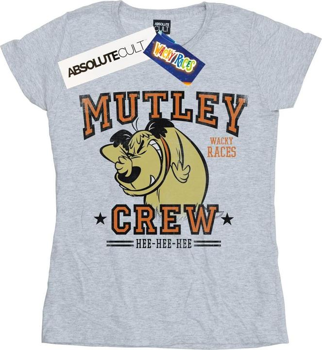 Actual product image Universal Textiles Womens/Ladies Mutley Crew Cotton T-Shirt (L)