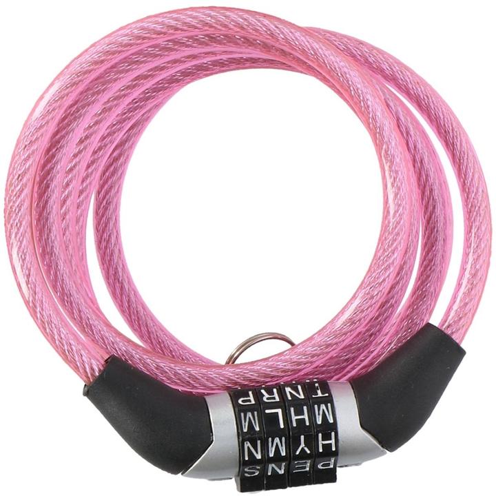 Image du produit Dunlop - Antivol vélo à combinaison (rose)