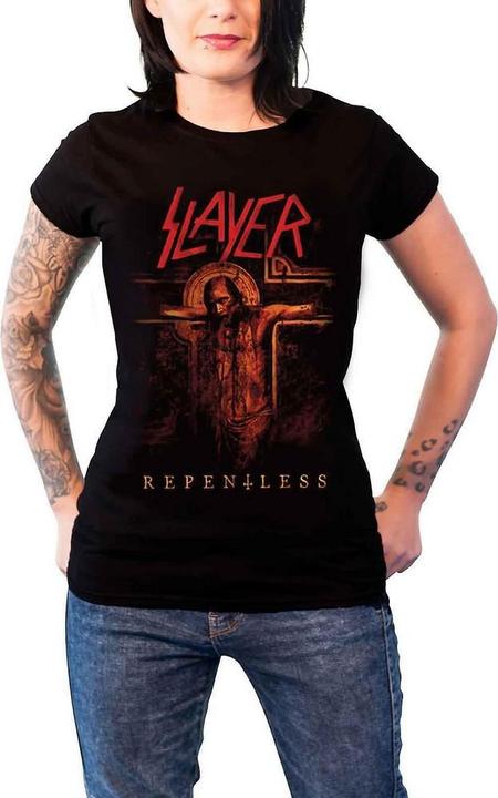 Universal Textiles Unisex Adult Crucifix Cotton T-Shirt (S)