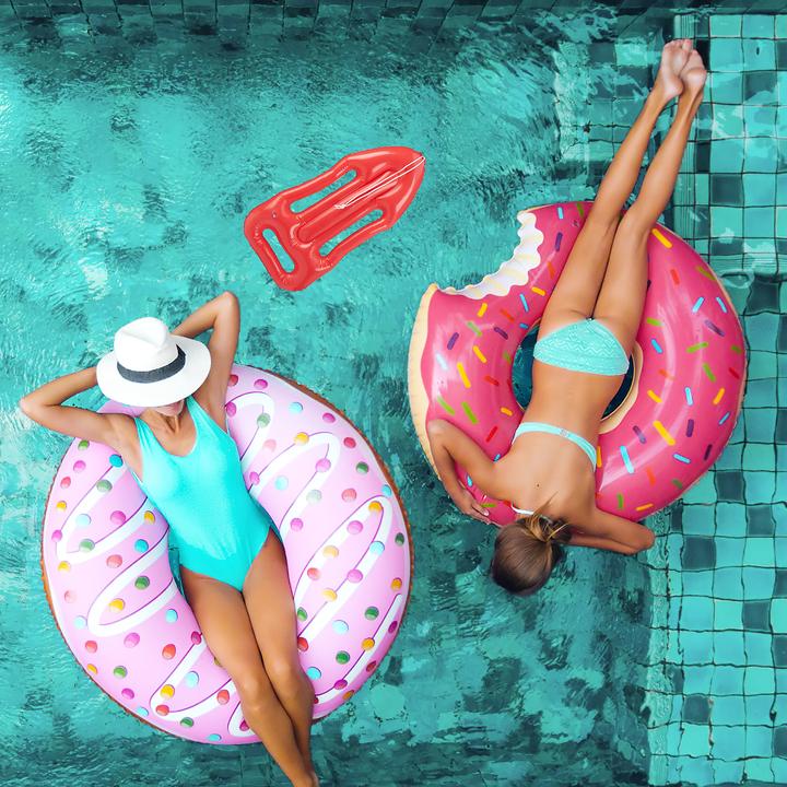 Actual product image Relaxdays Lifeguard Rescue Float Inflatable