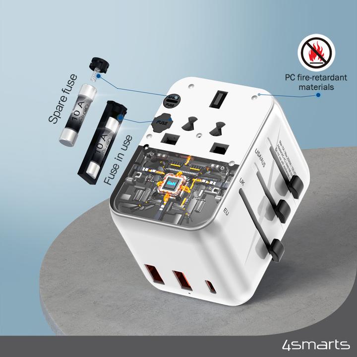 Immagine prodotto 4smarts Adattatore da viaggio Nomad 20W bianco