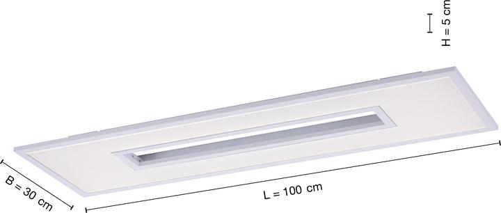 Actual product image Selltec LED panel ceiling lamp RECESS (3600 lm)
