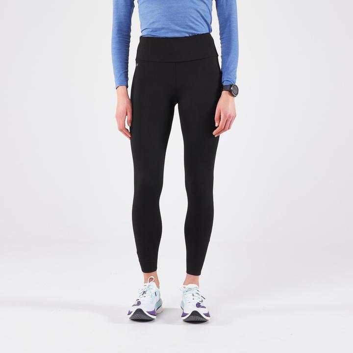 Immagine prodotto Kalenji Calzamaglia da corsa lunga e calda da donna - Run 100 nero (W33/L31)