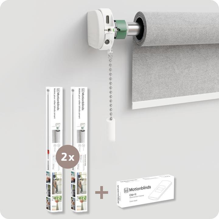 Immagine prodotto Motionblinds Kit di aggiornamento per tende a rullo 2 pezzi + telecomando (Telecomando specifico per il dispositivo)