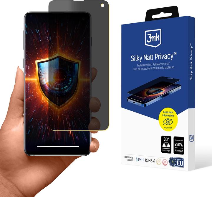 Actual product image 3MK Samsung Galaxy S10 - Silky Matt Privacy (Display, Galaxy S10)