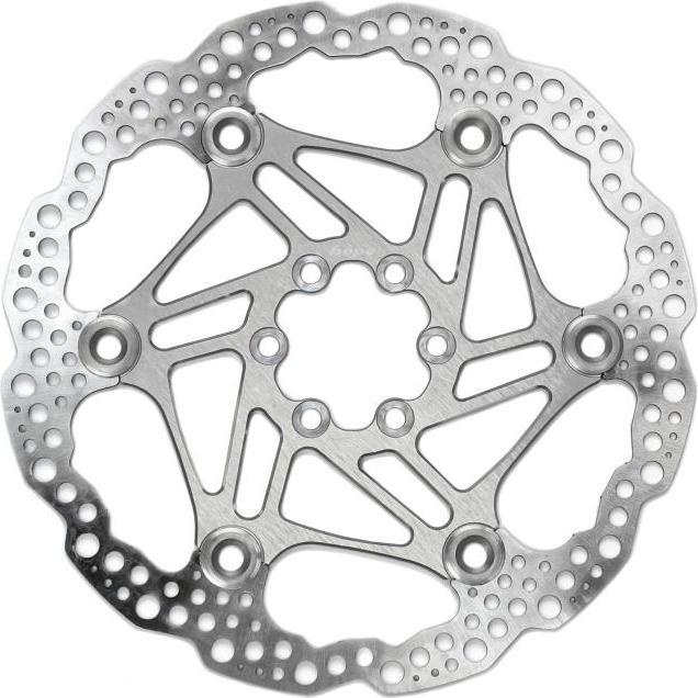 Actual product image Hope Floating disc brake rotor - silver (180 mm)
