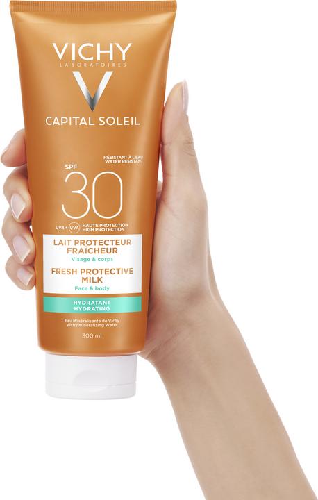 Actual product image Vichy Capital Soleil Family Sun Milk (Suntan lotion, SPF 30, 300 ml, 328 g)