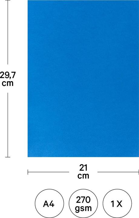 Produktbild Fotokarton A4, Gold (270 g/m², 1 x)