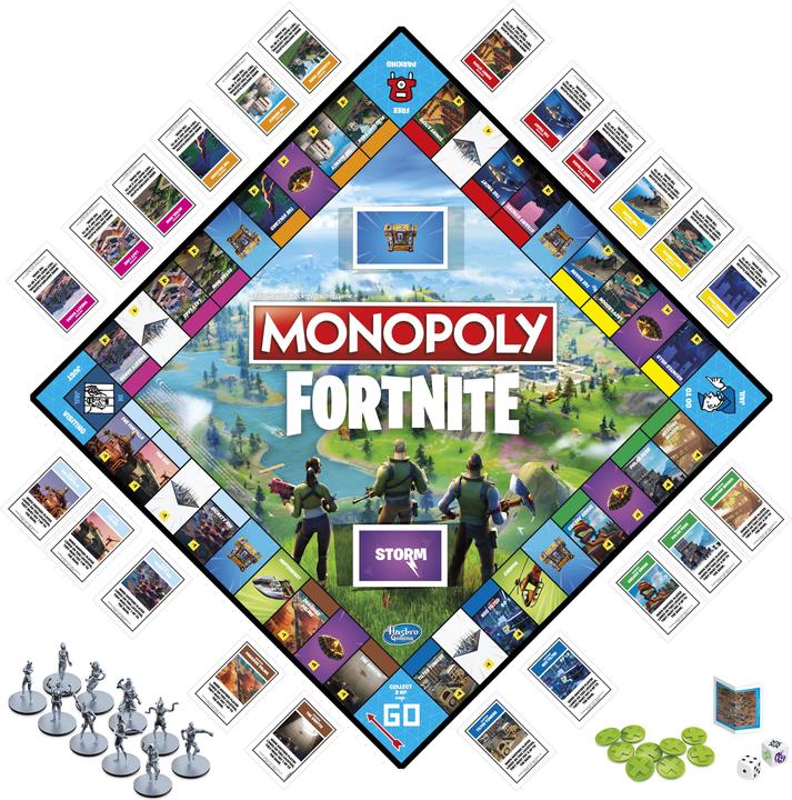 Produktbild Monopoly Fortnite Sammlerausgabe (Deutsch, Italienisch, Englisch, Spanisch, Polnisch, Finnisch, Niederländisch, Arabisch, Türkisch, Portugiesisch, Ungarisch, Dänisch, Rumänisch, Slowenisch, Tschechisch, Schwedisch, Norwegisch, Bulgarisch, Kroatisch, Lettisch, Slowakisch)