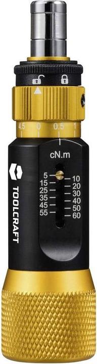 Actual product image Toolcraft TO-9627246 Electronics and precision mechanics torque screwdriver size