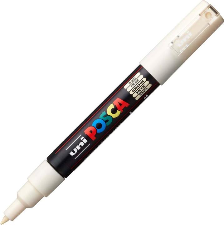 Produktbild Posca Marker PC-1M Rundspitze (White, 0.70 mm, 1 x)
