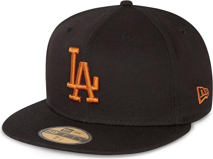 Actual product image New Era 59Fifty Cap - Los Angeles Dodgers noir / toffee (7 3/8)