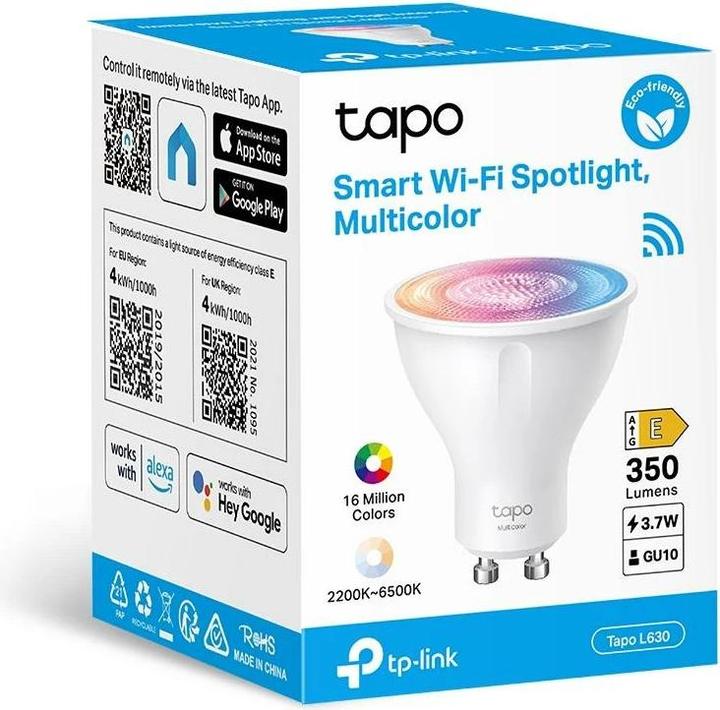 Image du produit TP-Link Tapo L630 (2-pack) (GU10, 3.70 W, 350 lm, 2 x, E)
