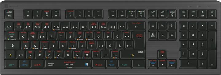 Produktbild Logickeyboard macOS X Shortcuts Astra 2 DE (Mac) (DE, Kabelgebunden)