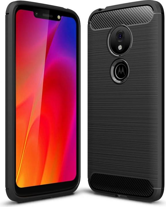 Actual product image Screenguard Motorola Moto G7 Play Cover Carbon Brushed Soft TPU (Motorola Moto G7 Play)