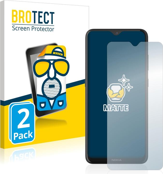 Actual product image BROTECT Anti-glare screen protector matt (2 Piece, Nokia 5.3)