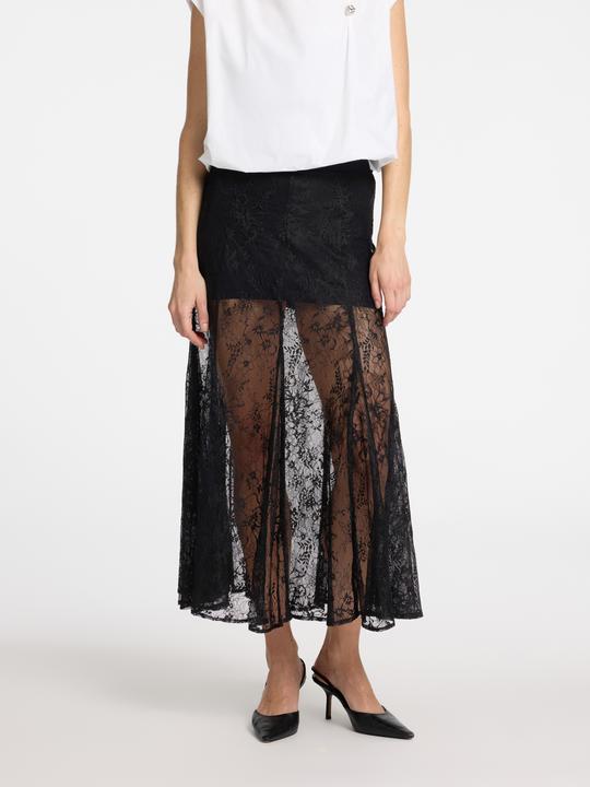 Produktbild Selected Femme Spitzen Midirock (40)