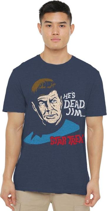 Actual product image Unisex Adult He's Dead Jim T-Shirt (S)