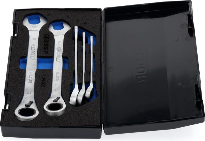 Immagine prodotto Gedore Set di chiavi a cricchetto combinate (18 mm, 19 mm, 9 mm, 8 mm, 10 mm, 14 mm, 11 mm, 12 mm, 17 mm, 15 mm, 13 mm, 16 mm)