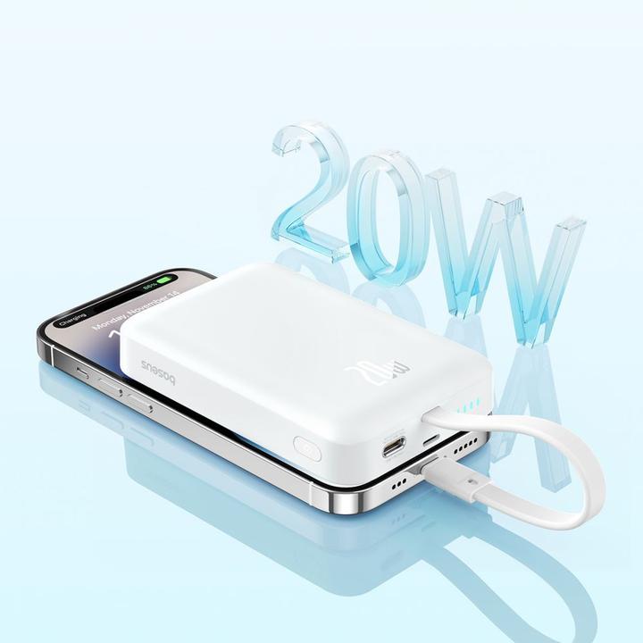 Image du produit Baseus Mini chargeur magnétique (10000 mAh, 20 W, 20 Wh)