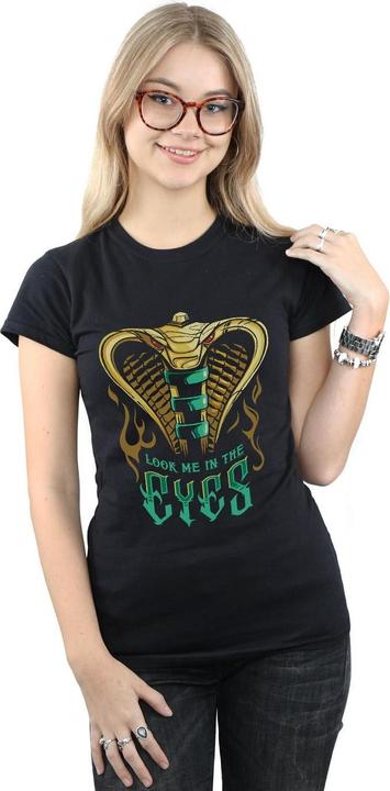 Actual product image Disney Womens/Ladies Aladdin Movie Jafar Snake Eyes Cotton T-Shirt (XL)