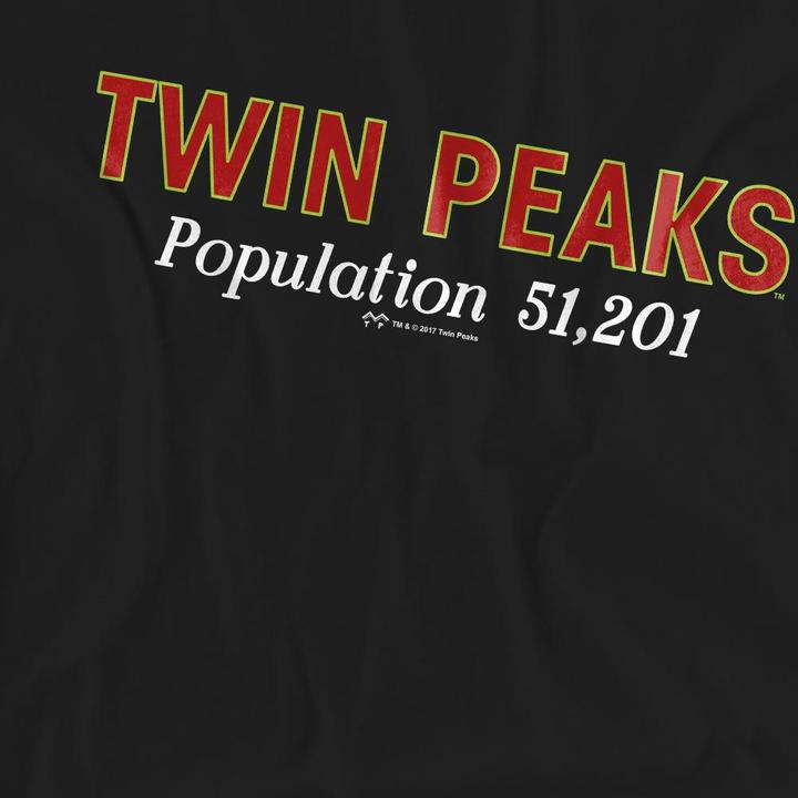 Immagine prodotto Twin Peaks Population Maglietta Adulto Unisex (XL)