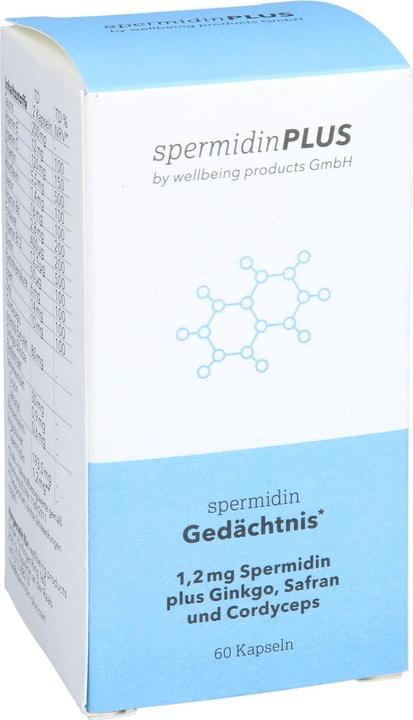 Produktbild SpermidinPlus Spermidin Gedächtnis (60 Stück, Kapseln)