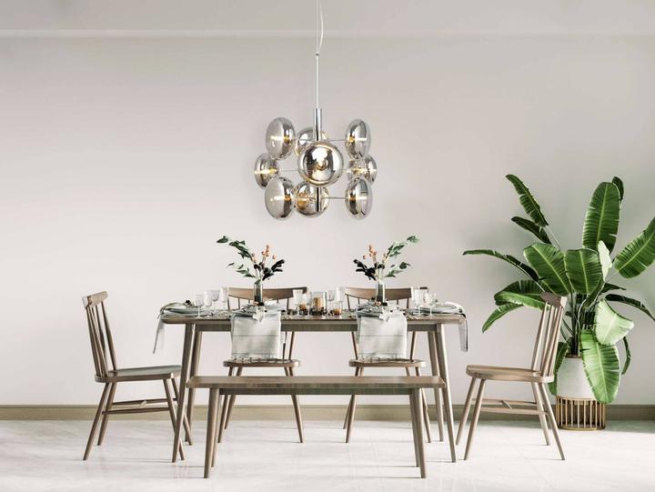 Actual product image Näve Pendant lamp explosion D: approx 53 cm smoky (G9)