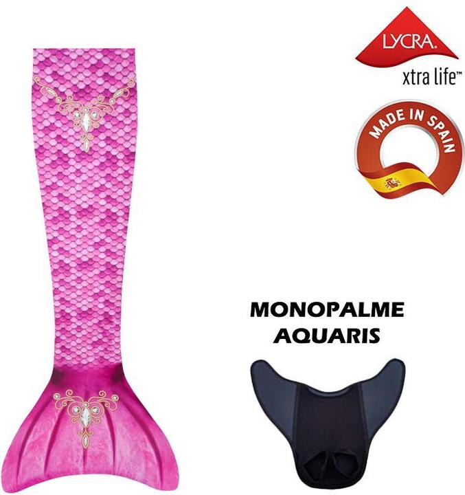 Image du produit Kuaki Mermaids Déguisement queue de sirène avec monopalme aquaris