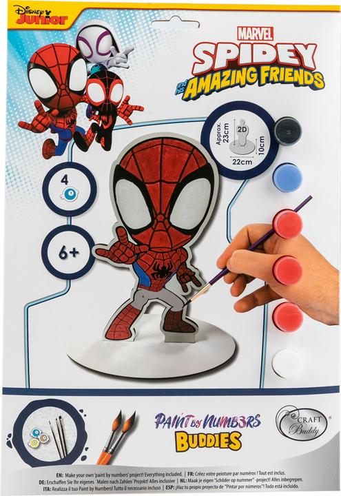 Image du produit Craft Buddy Spiderman XL Buddy, Kit de peinture par numéros