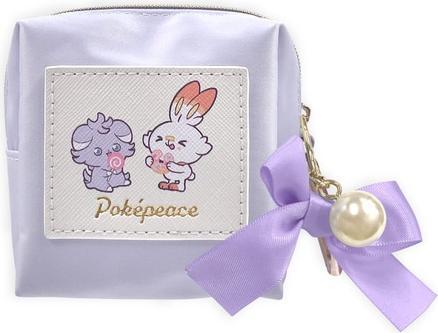 Pokémon PokePeace Mini Pouch with Carabiner Scorbunny & Espurr (Sweets Shop)