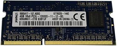 Produktbild Dell DIMM,4GB,1600,DR3L,P4T2F,BCC,S (W125838036) (1600 MHz, DDR3-RAM, DIMM)
