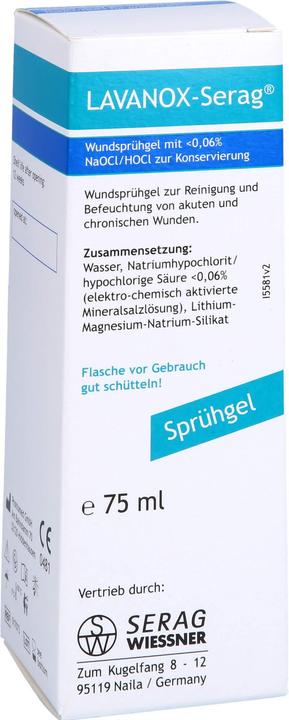 Produktbild Serag Wiessner LAVANOX Wundsprühgel (Hydrogel), 75 ml GEL (75 ml)