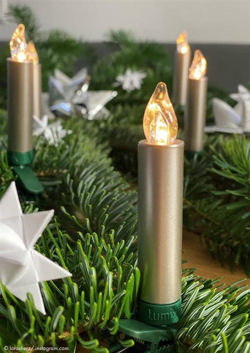 Actual product image Krinner LED Christmas tree candle Superlight Starter Set (12 x)