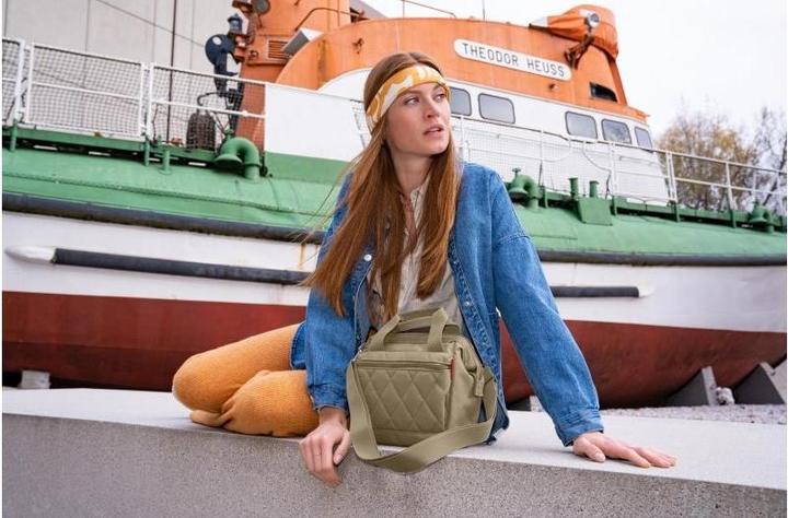 Produktbild reisenthel Schultertasche Allrounder Cross Rhombus Olive