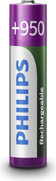 Actual product image Philips Rechargeable AAA (4 pcs., AAA, 950 mAh)