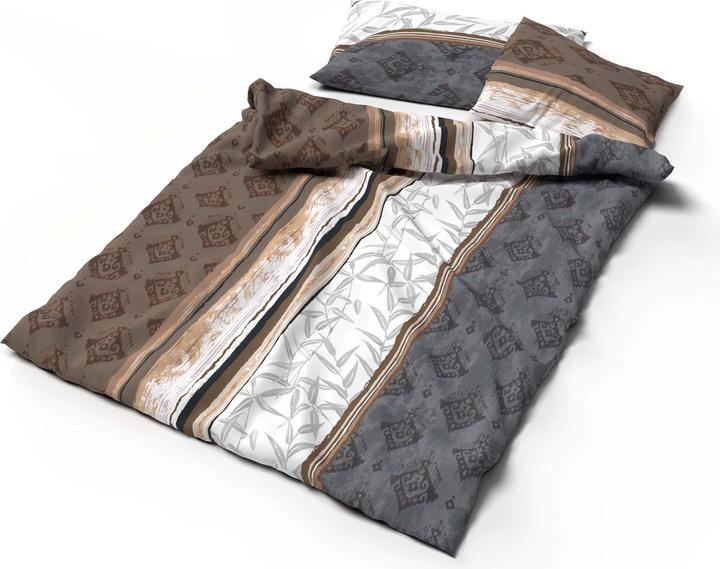 Immagine prodotto Lotus Bettwaren Biancheria da letto in raso Sabri (Copripiumino, 135 x 170 cm)