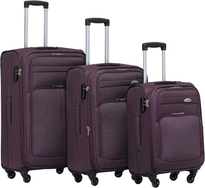 Produktbild Beibye 3-teiliges Kofferset (115 l, Handgepäck (bis 50l), M (50 - 90l), L (90 - 115l))