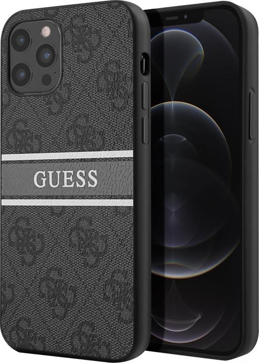 Produktbild Guess Hard Cover 4G Printed Stripe (Apple iPhone 12 Pro Max)