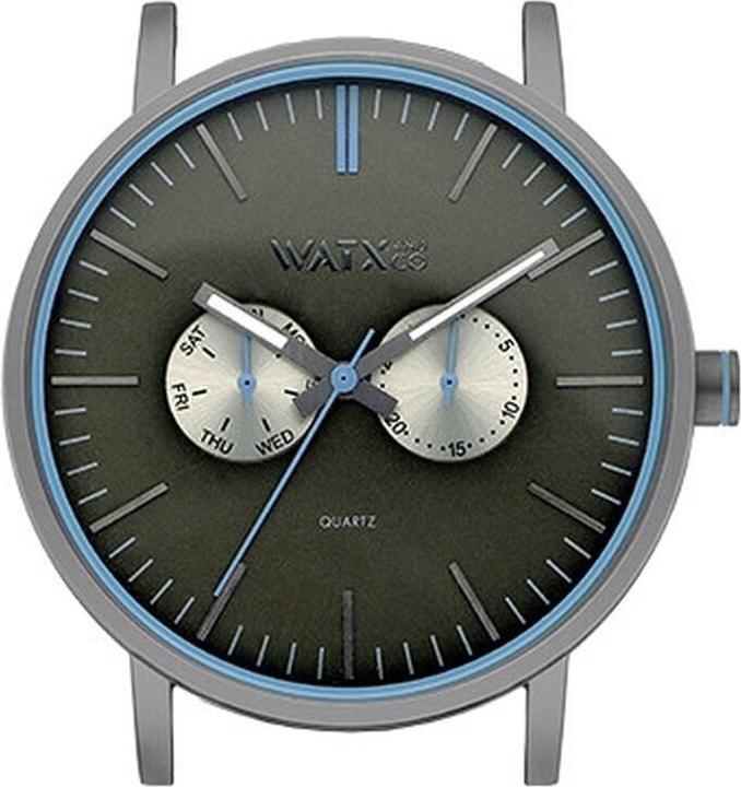 Watx & Colors Unisex-Uhr WXCA2732 grün Grau (Ø 44 mm) (44 mm)