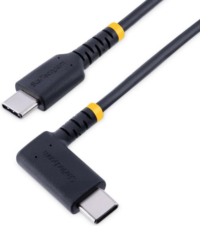 Actual product image StarTech com R2CCR-1M-USB-CABLE, 1 m, USB C, USB C, USB 2.0, 480 Mbit/s, Schwarz (1 m, USB 2.0, 60 W)