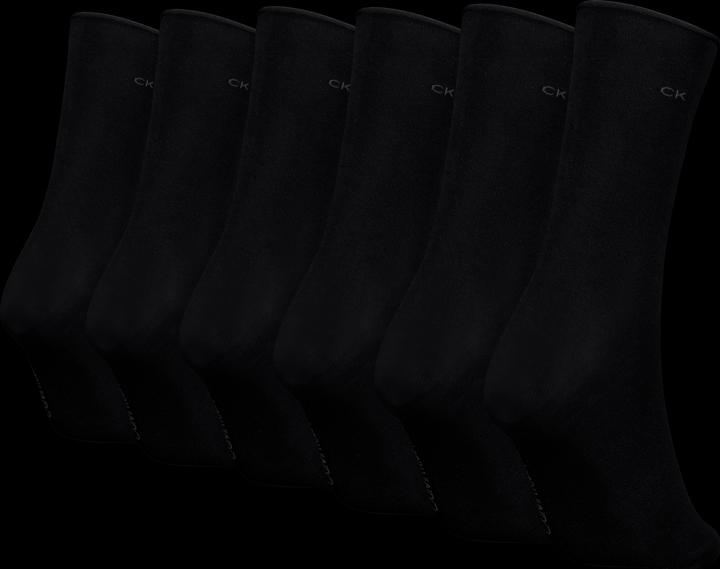 Calvin Klein Sock Casual Flat Knit Cotton Carter 6p