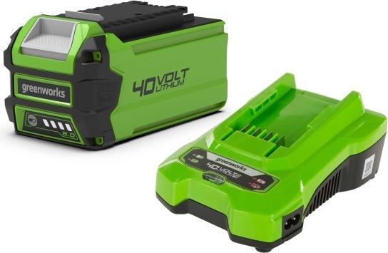 Actual product image Greenworks Battery & Universal Charger Kit (40 V)