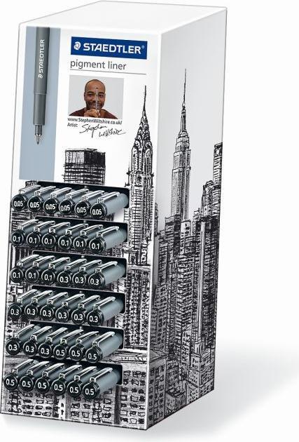 Immagine prodotto Staedtler Display pigment liner 36 pezzi*