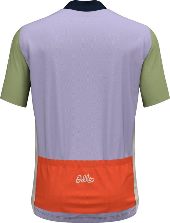 Produktbild Odlo T-shirt s/u collar s/s full zip ESSENTIAL PRINT (XL)